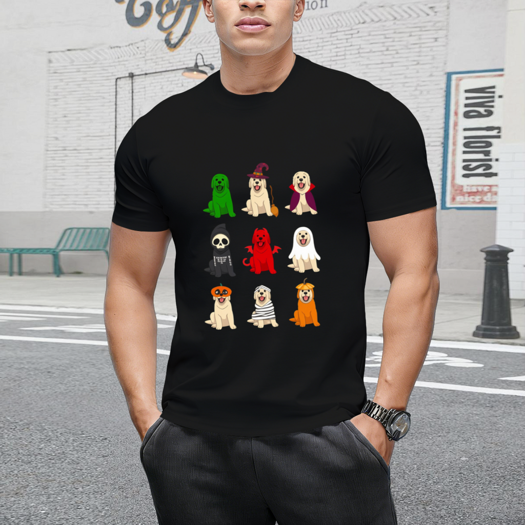 Golden Retrievers Halloween Funny Golden Retrievers Costume T-Shirt