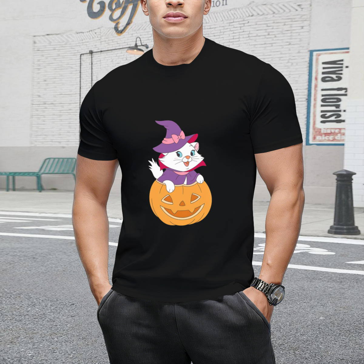 Halloween Cat T-Shirt