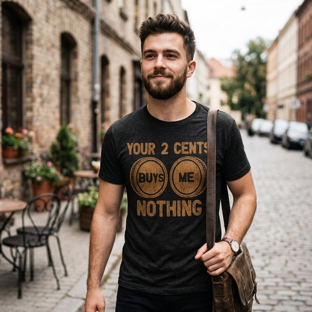Your Two Cents Buys Me Nothing Men's T Shirt