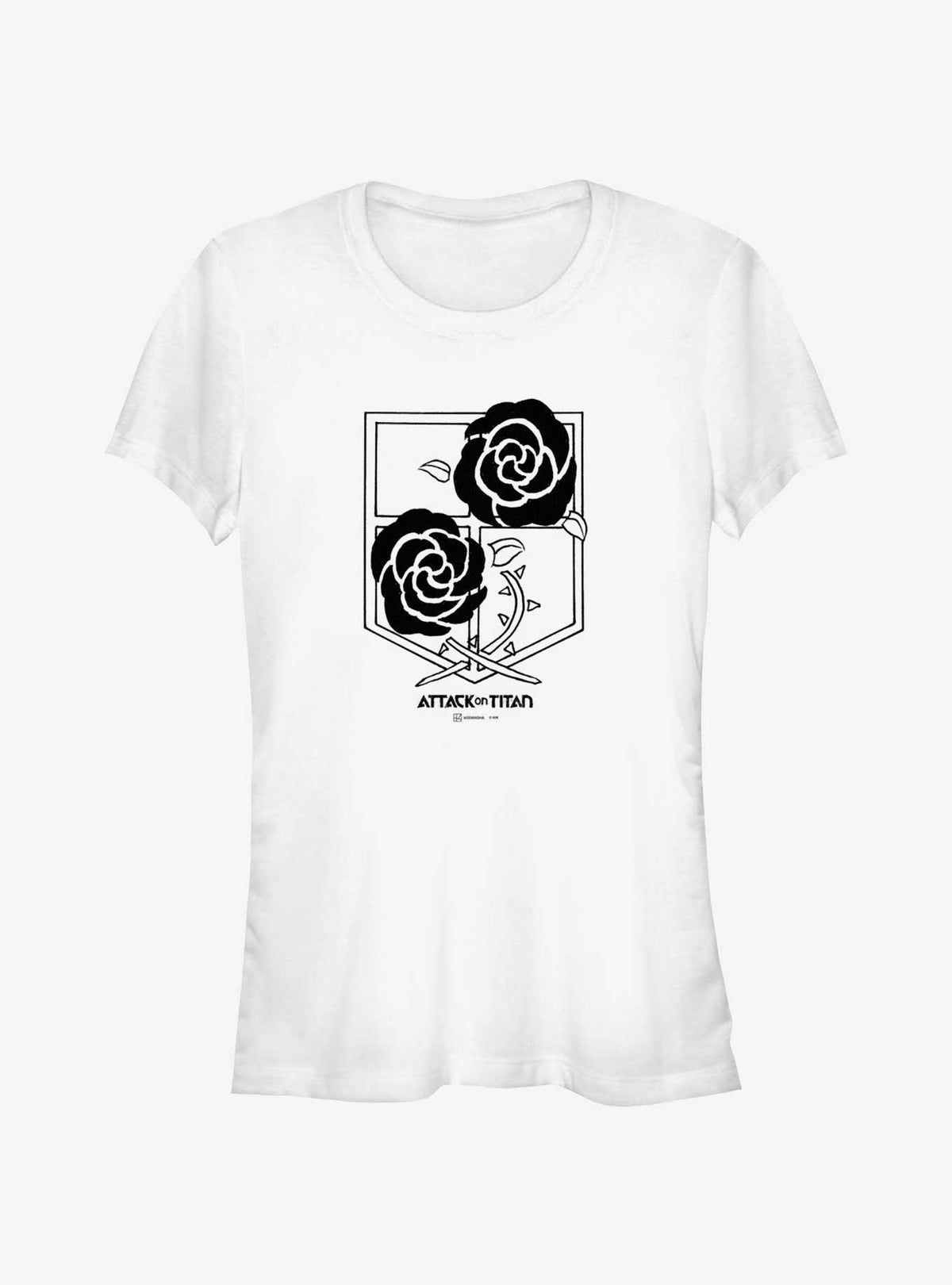 Attack on Titan Garrison Regiment Logo Girls T-Shirt