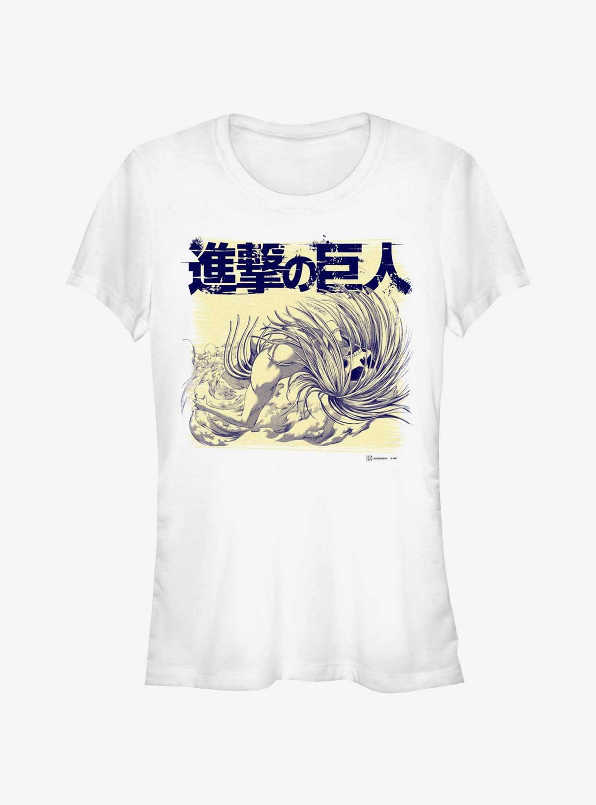 Attack on Titan Finding Titan Overlay Girls T-Shirt