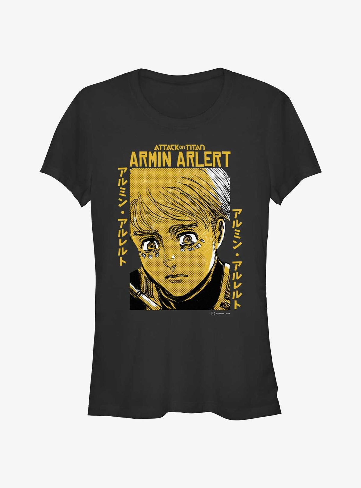 Attack on Titan Armin Arlert Portrait Girls T-Shirt Web Exclusive