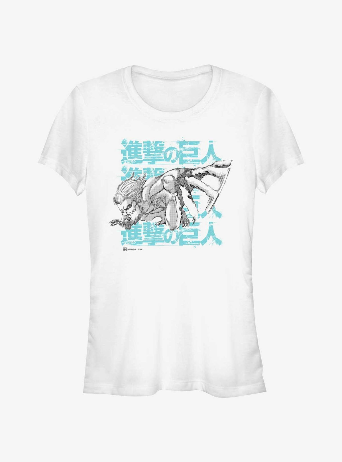 Attack on Titan Jaw Titan Girls T-Shirt