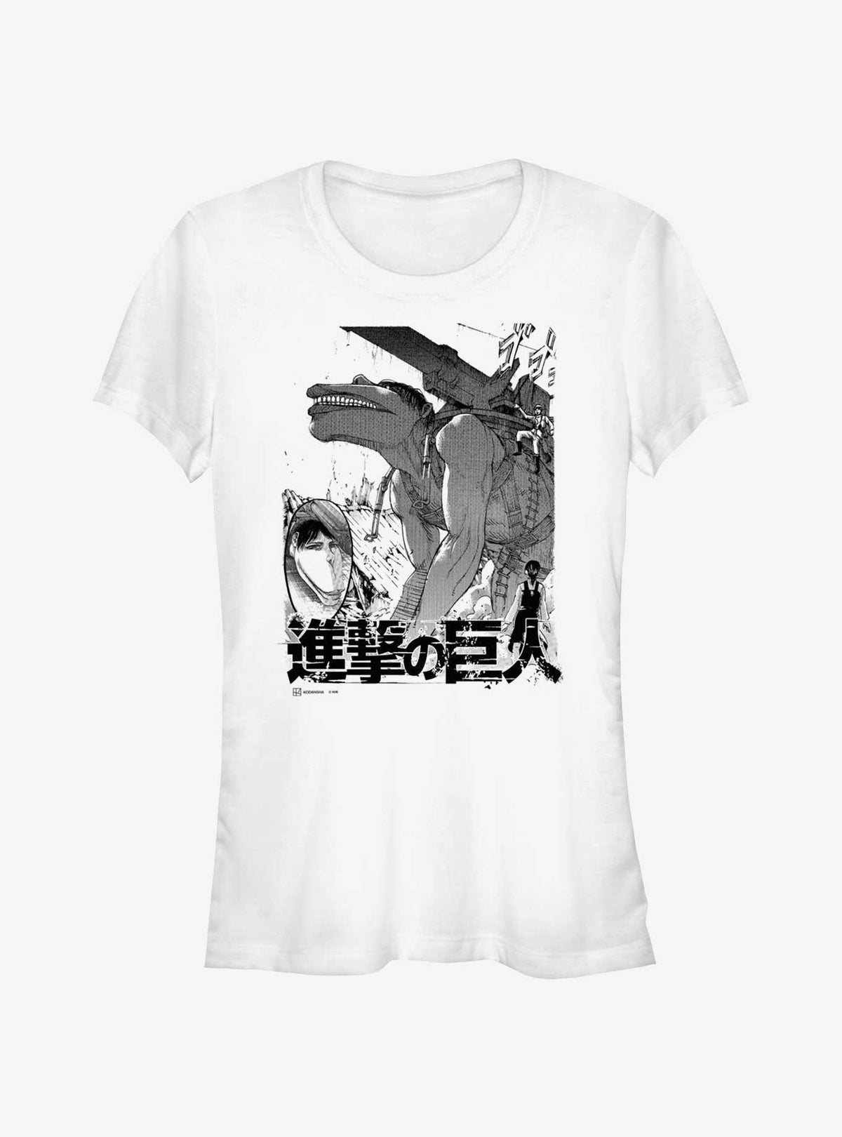 Attack On Titan Cart Titan Demolition Girls T-Shirt