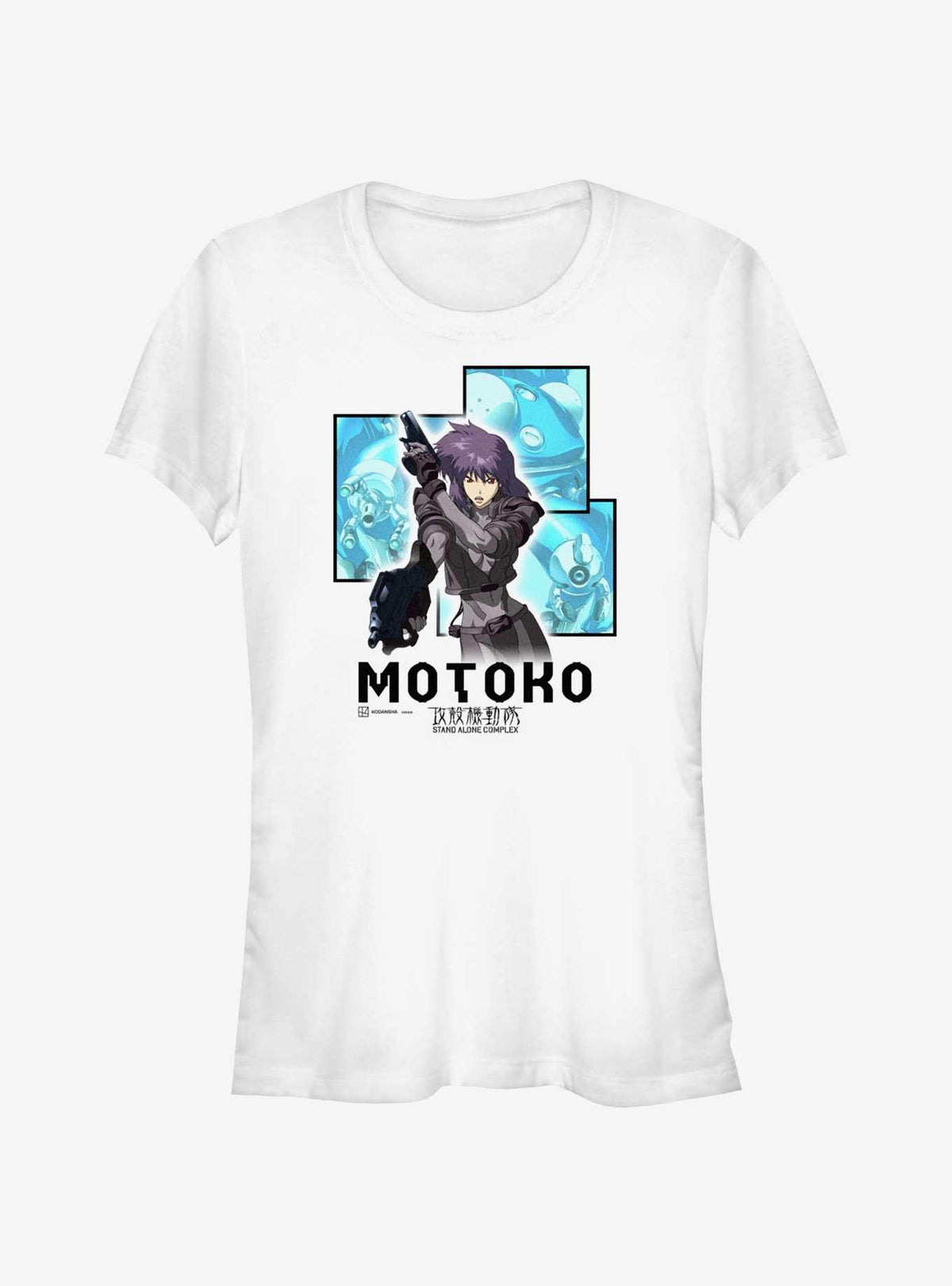 Ghost in the Shell Major Motoko Portrait Girls T-Shirt