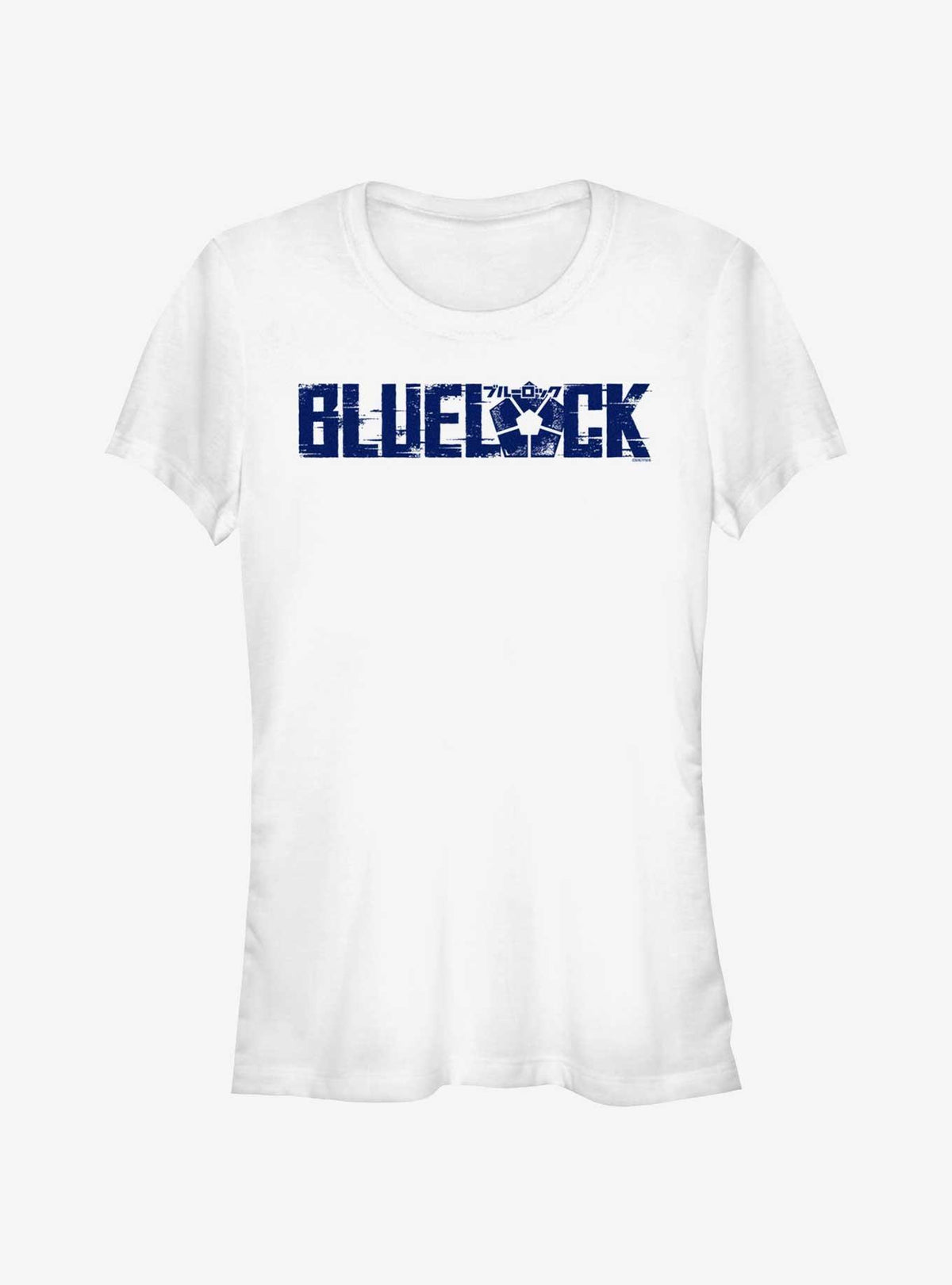 Blue Lock Glitch Logo Girls T-Shirt