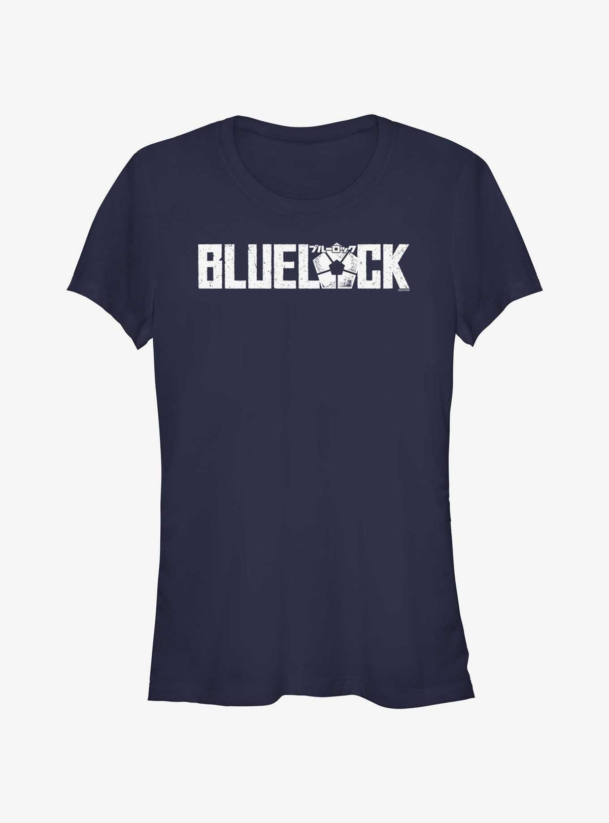 Blue Lock Glitch Logo Girls T-Shirt