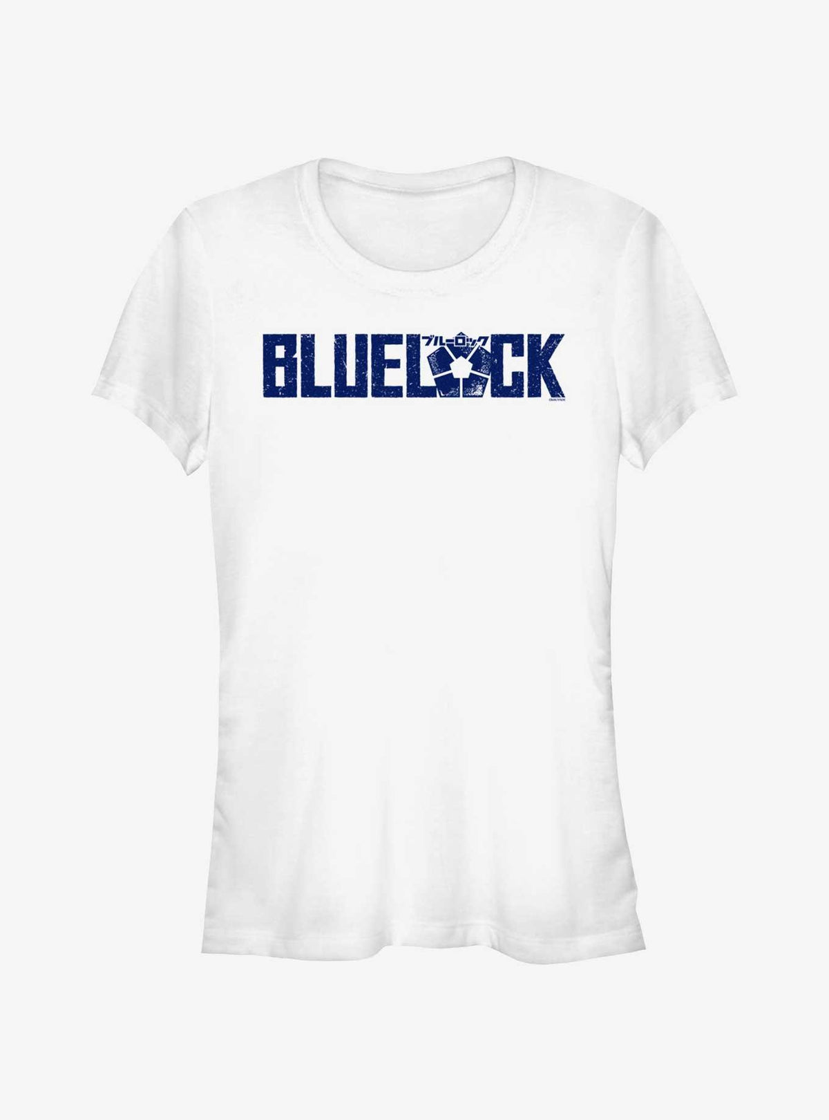 Blue Lock Glitch Logo Girls T-Shirt