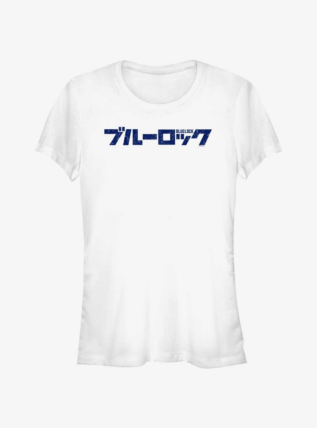 Blue Lock Japanese Glitch Logo Girls T-Shirt