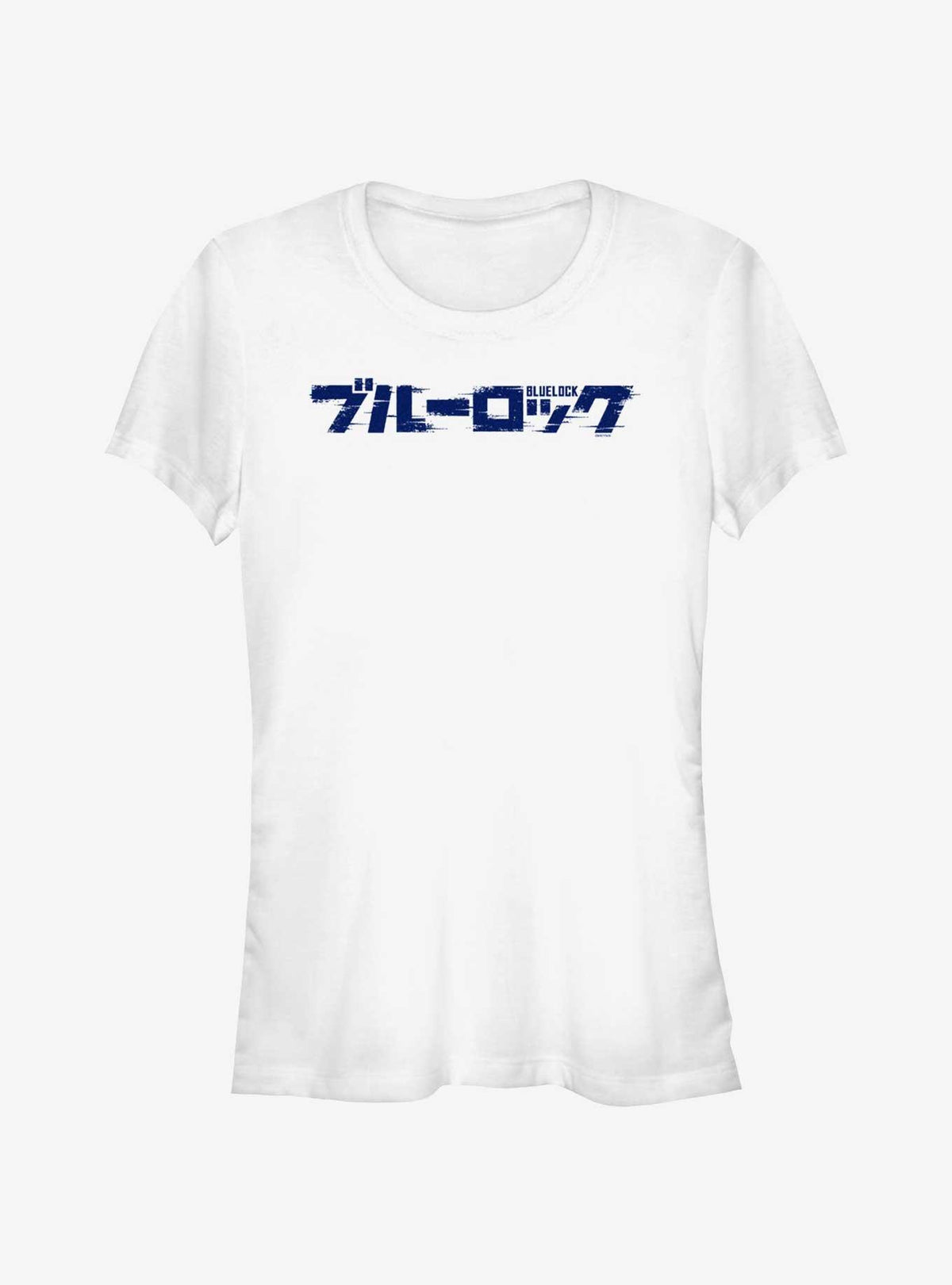 Blue Lock Japanese Glitch Logo Girls T-Shirt