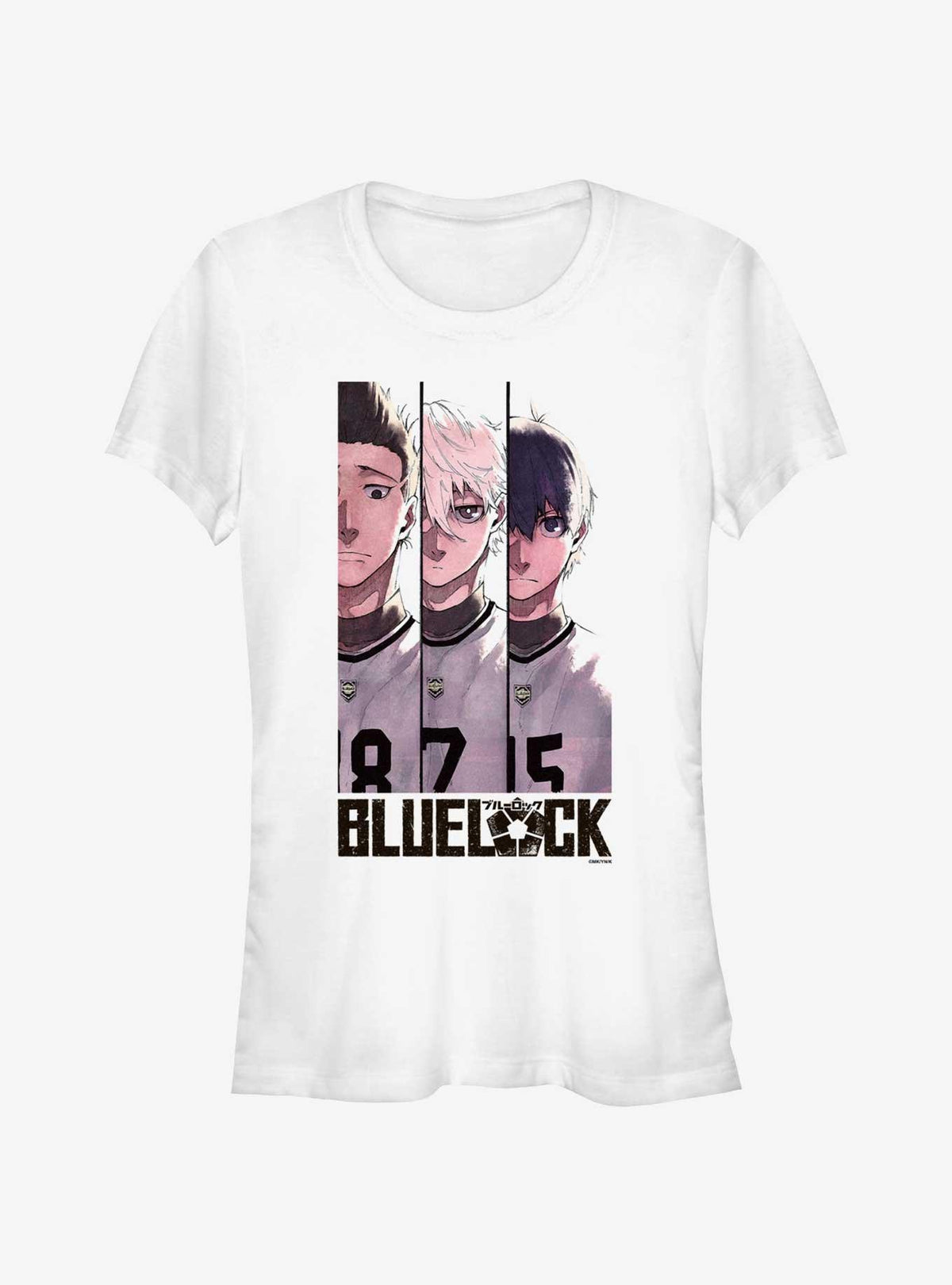 Blue Lock Team Eleven Shoei Baro Seishiro Nagi and Yoichi Isagi Girls T-Shirt