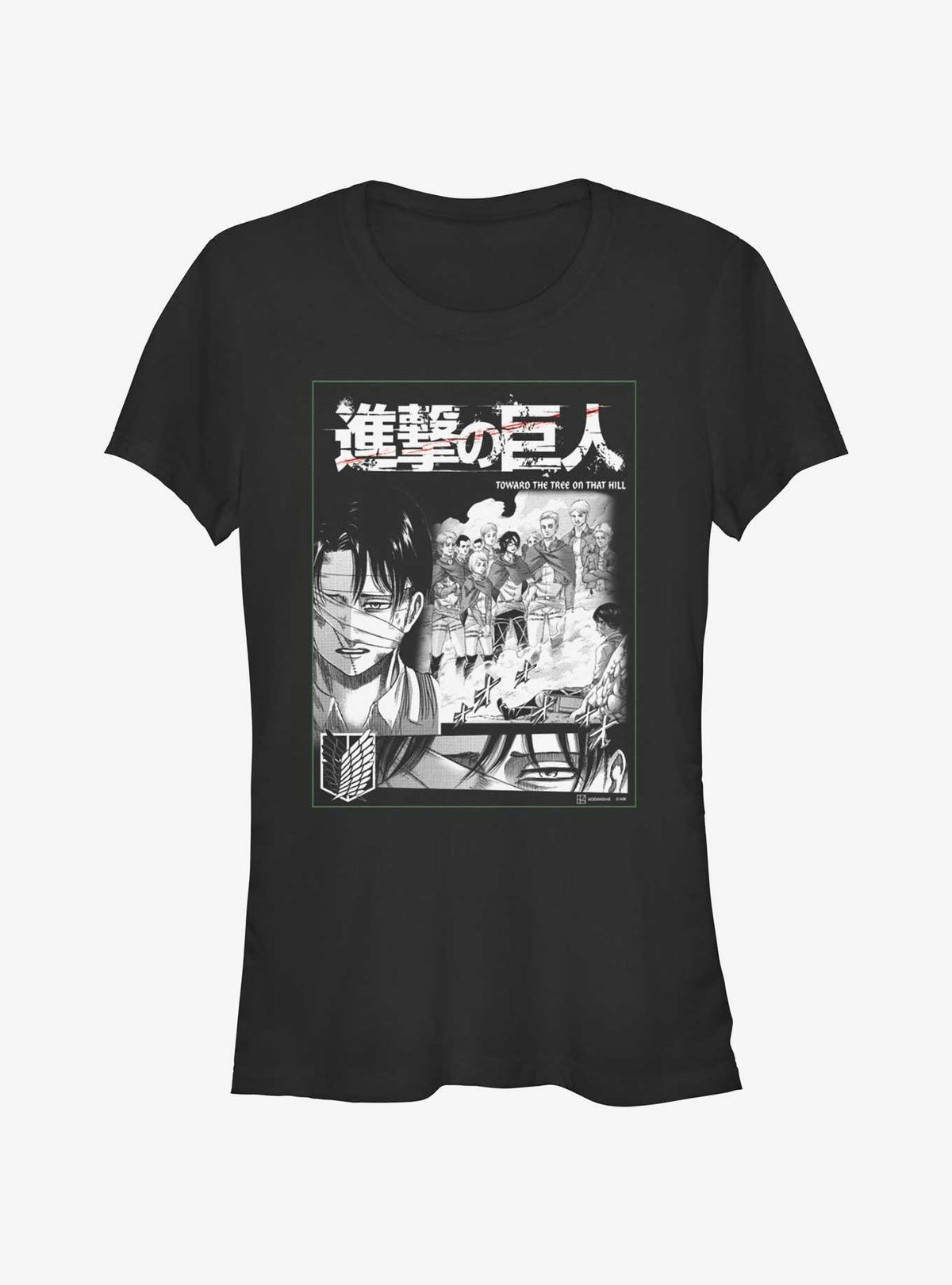 Attack on Titan Levi On The Hill Girls T-Shirt