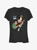 Blue Eye Samurai Mizu Akemi And Taigen Girls T-Shirt