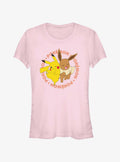 Pokemon Poke Pals Pikachu & Eevee Girls T-Shirt