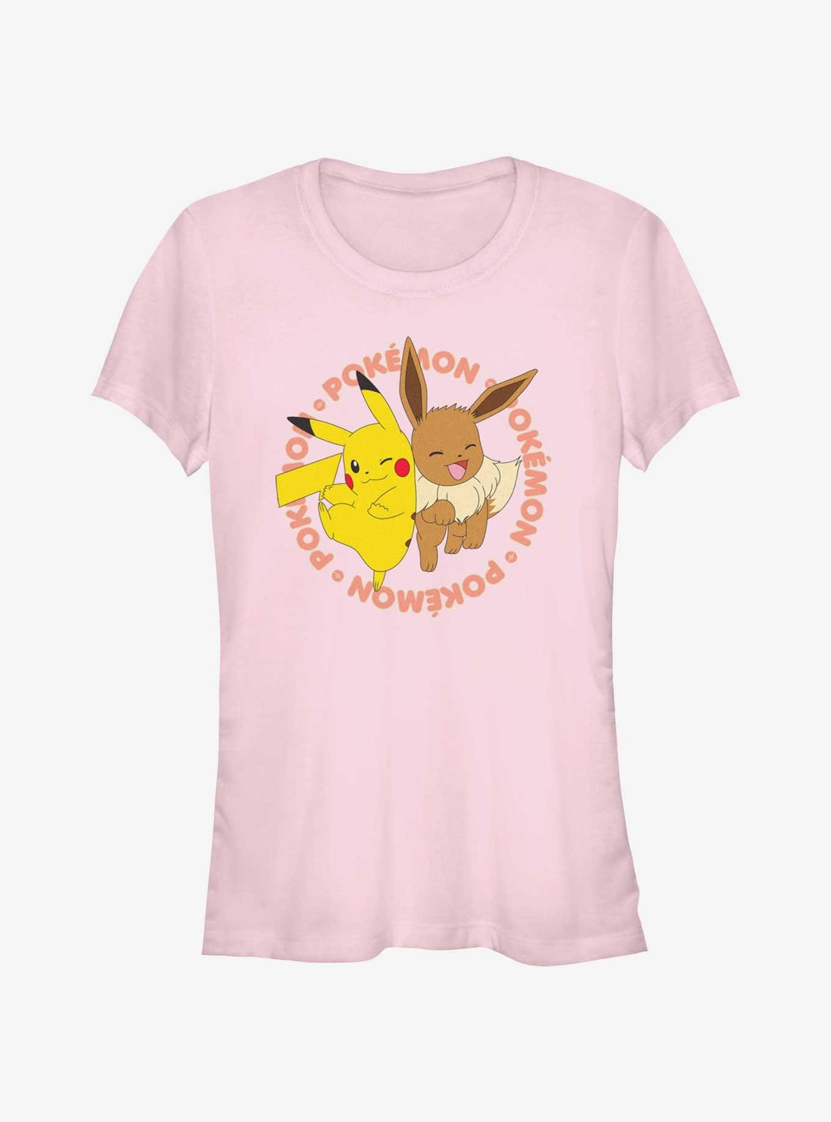 Pokemon Poke Pals Pikachu & Eevee Girls T-Shirt