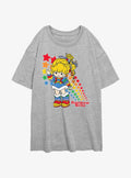 Rainbow Brite Star Hello Girls Oversized T-Shirt