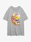 Rainbow Brite Rainbow Coaster Girls Oversized T-Shirt
