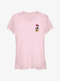 Disney Minnie Mouse Charming Minnie Pocket Girls T-Shirt