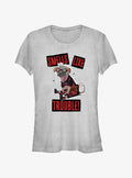 Marvel Deadpool & Wolverine Smells Like Trouble Dogpool Girls T-Shirt