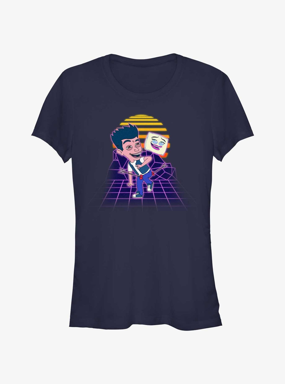 Big Mouth Jay Vaporwave Girls T-Shirt