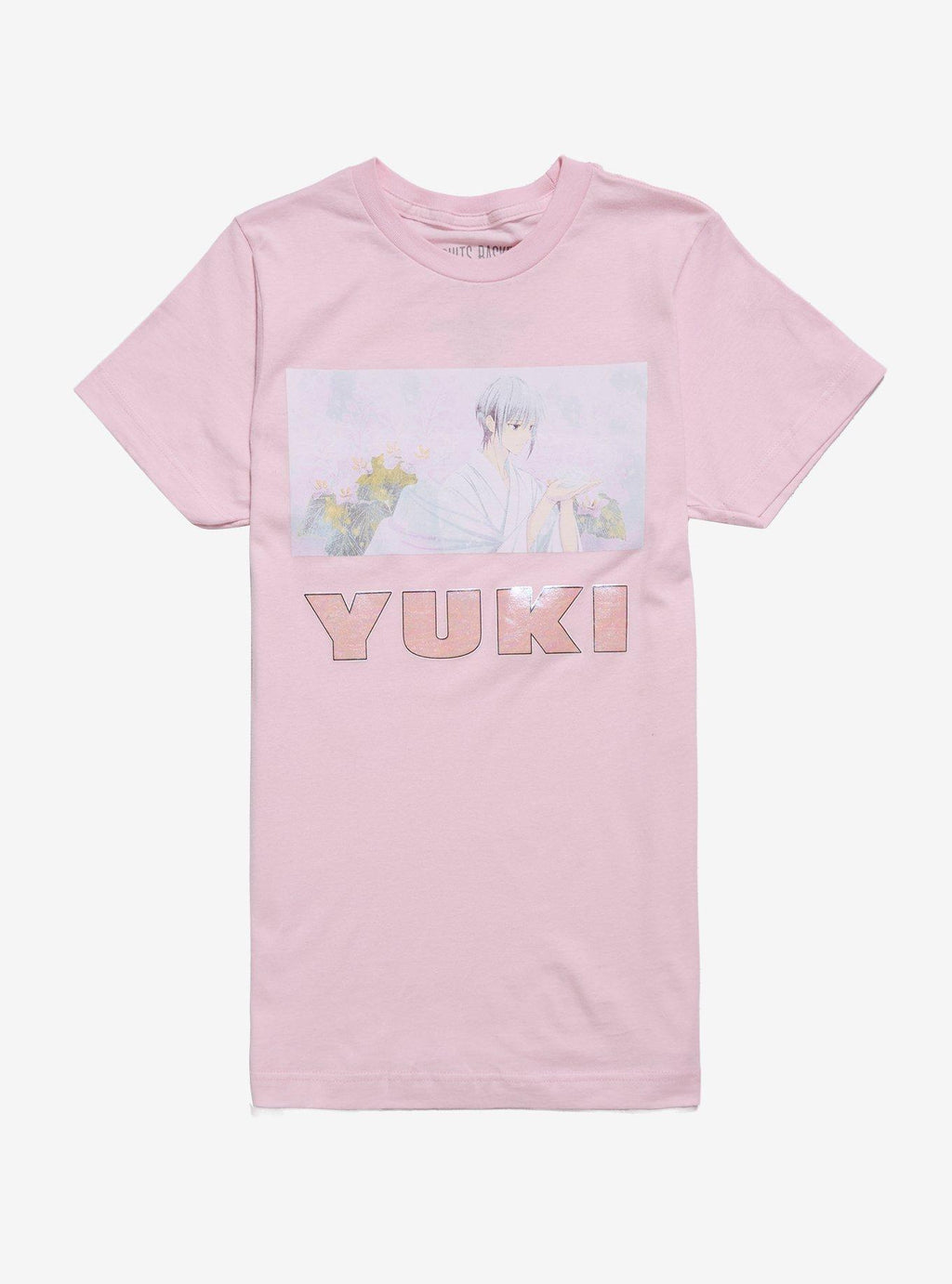 Fruits Basket Yuki Pink Boyfriend Fit Girls T-Shirt