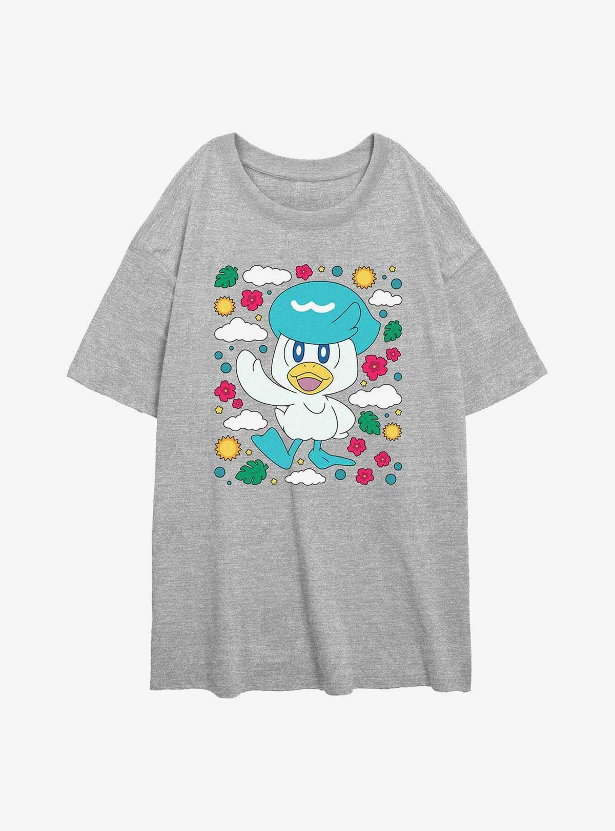 Pokemon Quaxly Iconic Girls Oversized T-Shirt