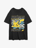 Pokemon Pikachu Racing Girls Oversized T-Shirt