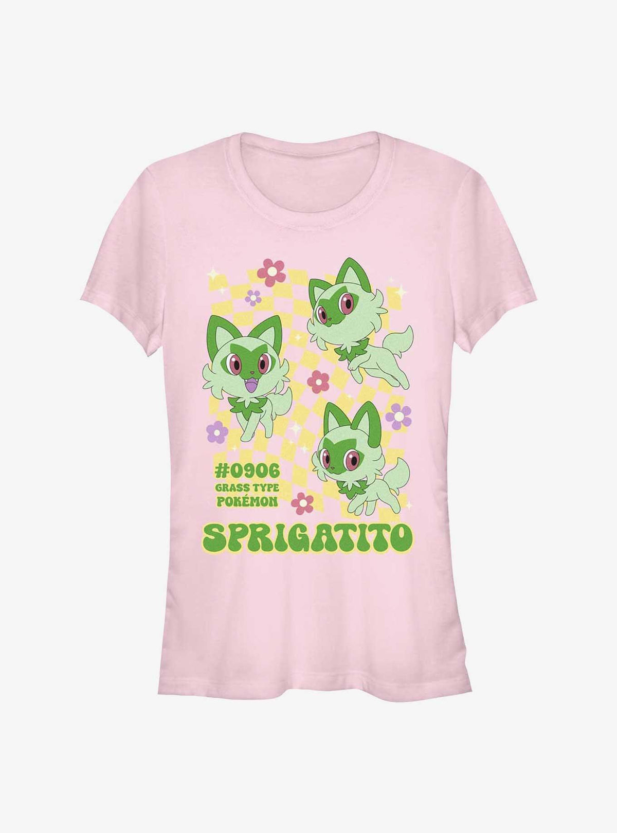 Pokemon Sprigatito Grass Type Girls T-Shirt