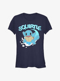 Pokemon Squirtle Water Type Girls T-Shirt