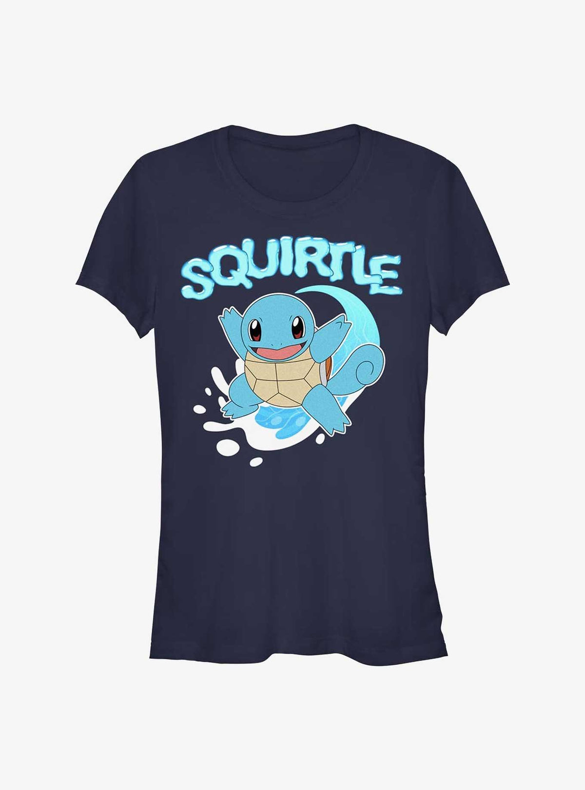 Pokemon Squirtle Water Type Girls T-Shirt