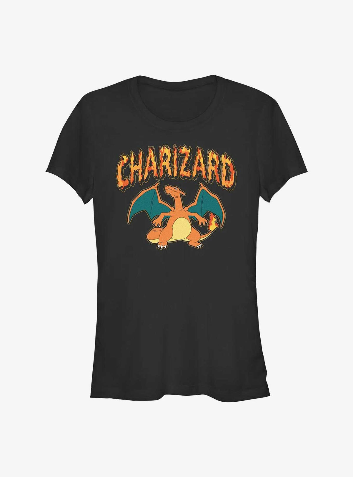 Pokemon Charizard Fire Girls T-Shirt
