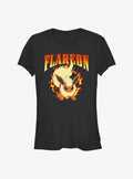 Pokemon Flareon Flame Wheel Girls T-Shirt