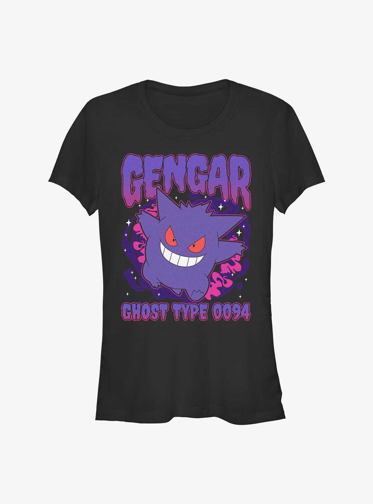 Pokemon Gengar Ghost Type Girls T-Shirt