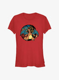 Pokemon Charizard Badge Girls T-Shirt