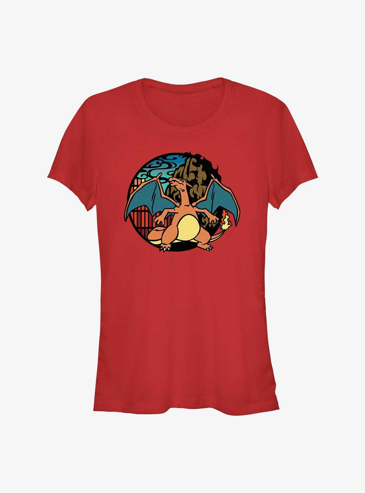 Pokemon Charizard Badge Girls T-Shirt