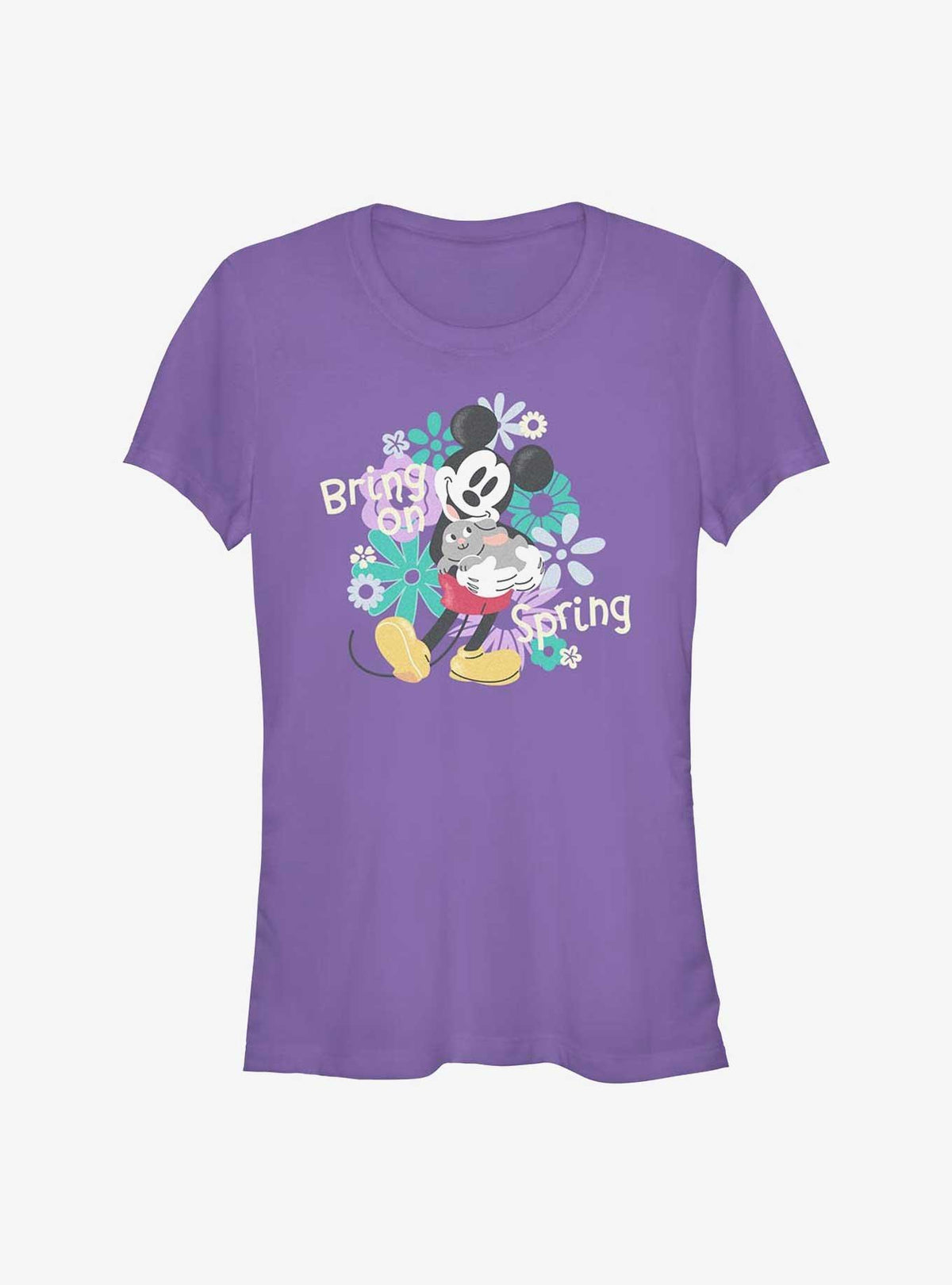 Disney Mickey Mouse Bring On Spring Girls T-Shirt