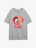 Disney A Goofy Movie Max And Roxanne Be Mine Girls Oversized T-Shirt