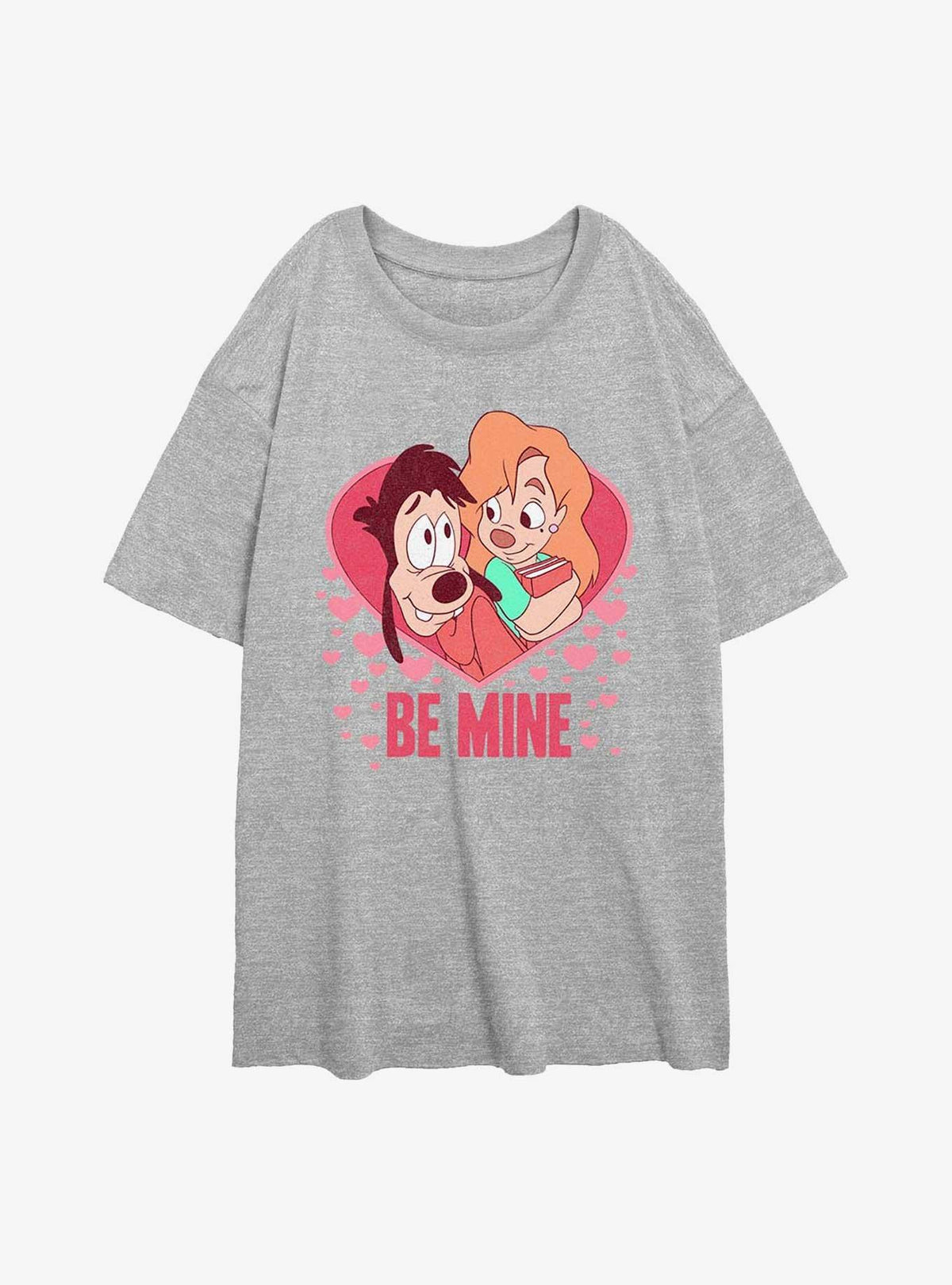 Disney A Goofy Movie Max And Roxanne Be Mine Girls Oversized T-Shirt