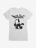 Felix The Cat Wall Graffiti Girls T-Shirt