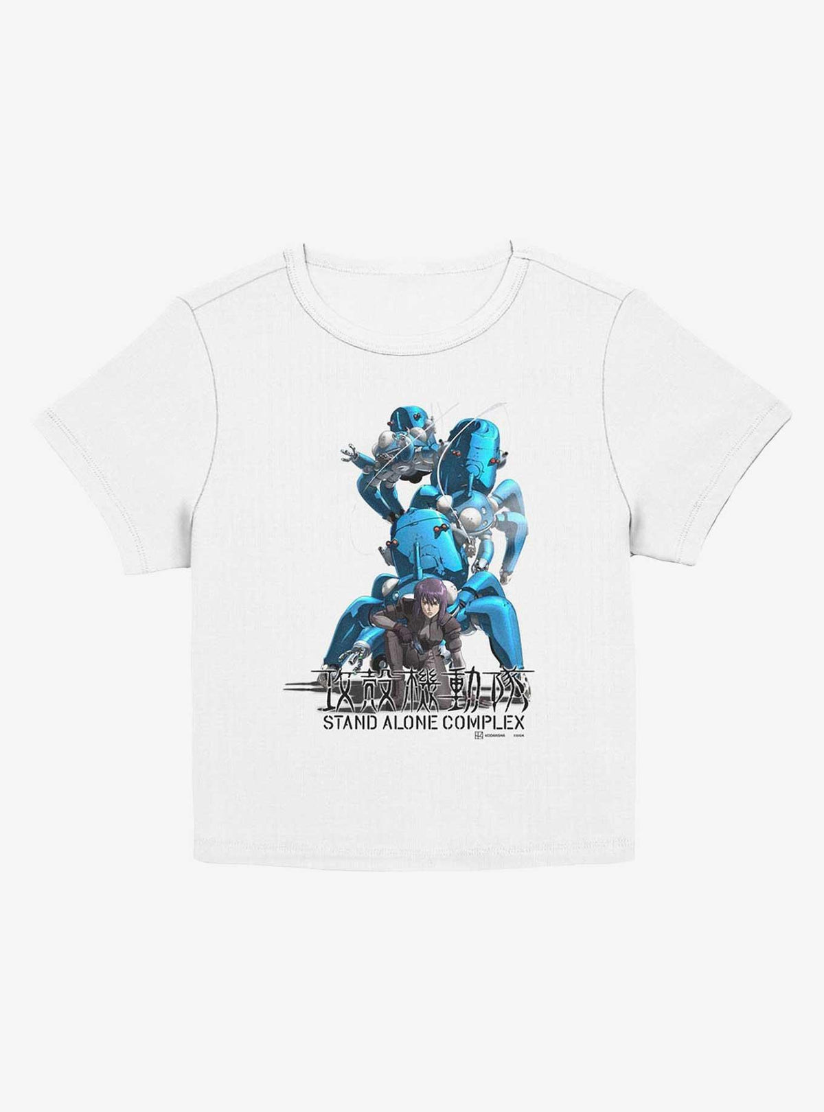 Ghost in the Shell Motoko With Tachikomas Girls Baby T-Shirt