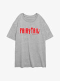 Fairy Tail Logo Girls Oversized T-Shirt