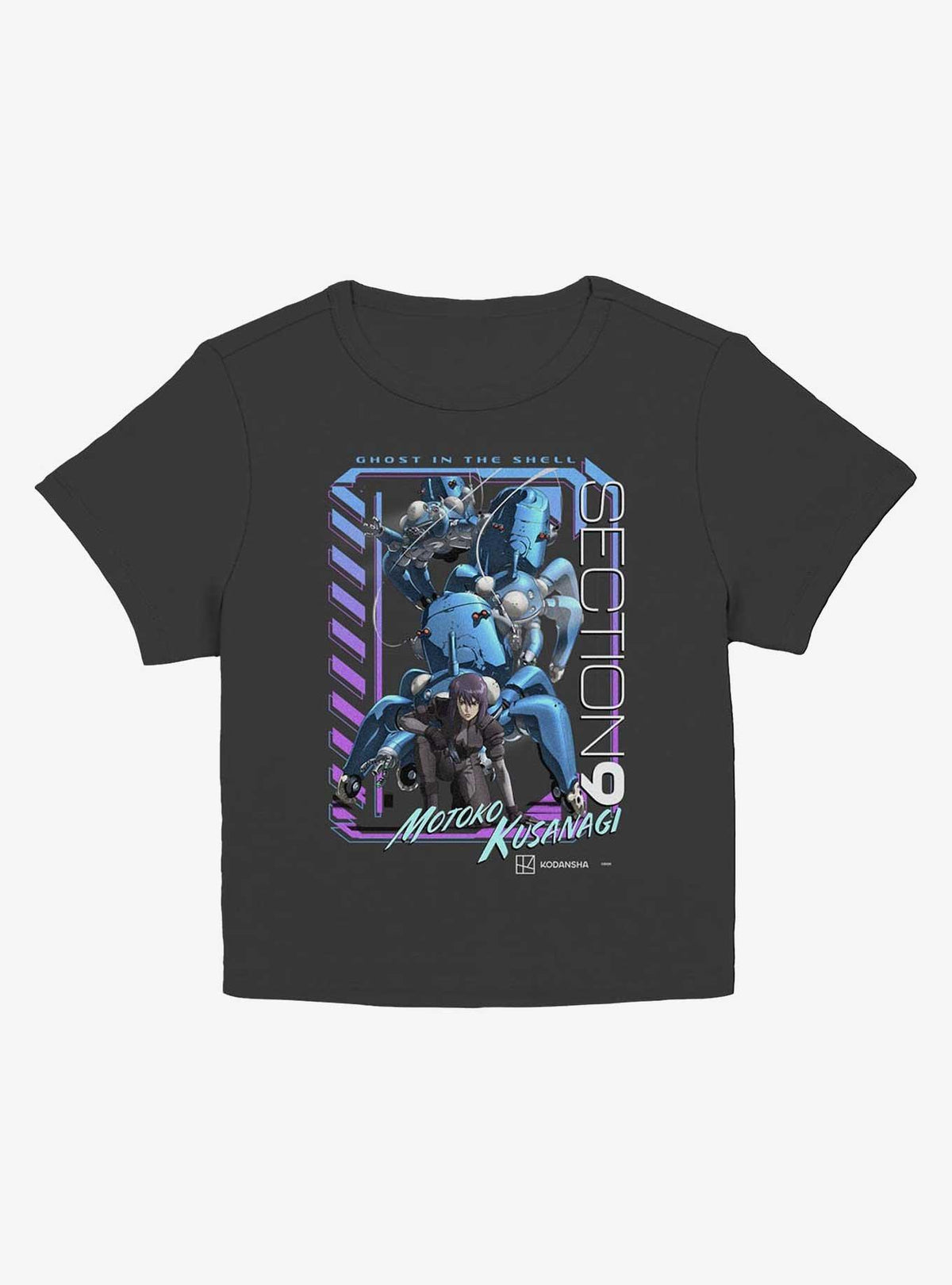 Ghost in the Shell Digi Framed Girls Baby T-Shirt