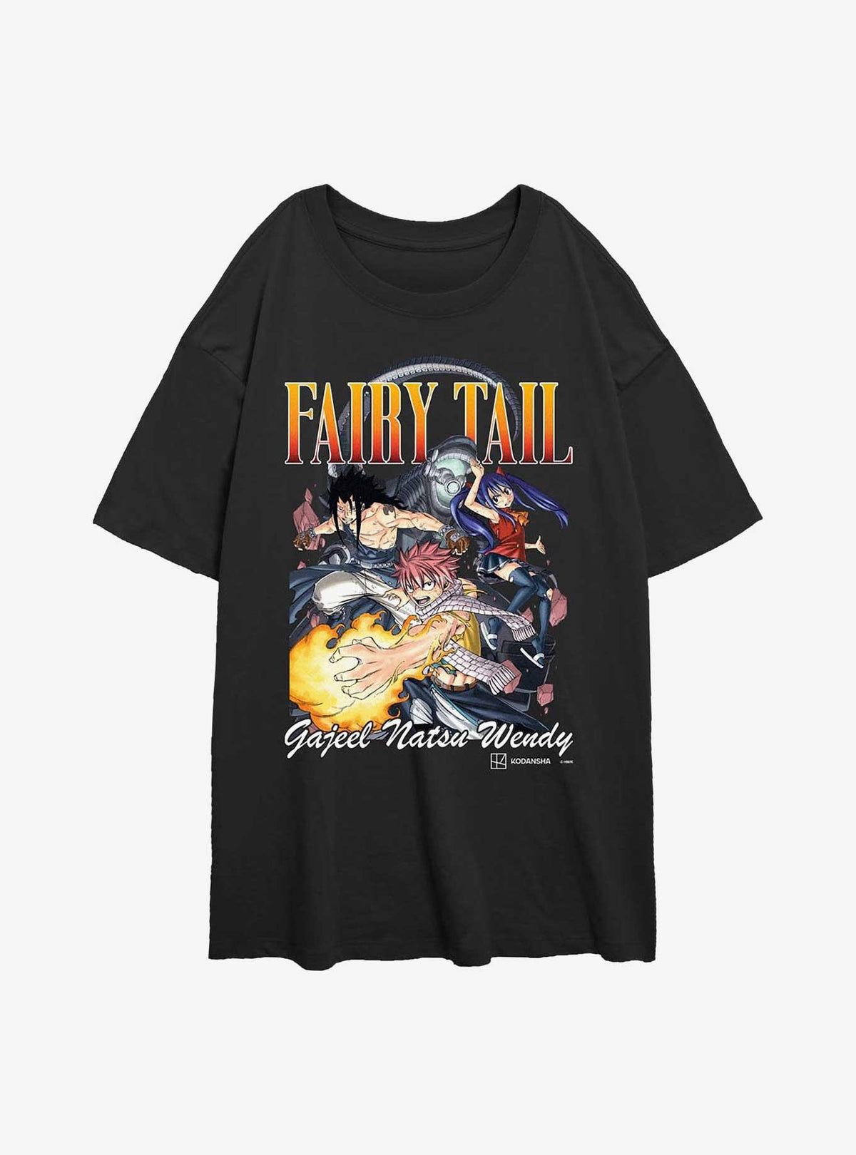 Fairy Tail Group Girls Oversized T-Shirt