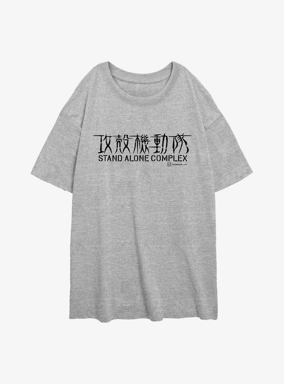 Ghost in the Shell Stand Alone Complex Logo Girls Oversized T-Shirt