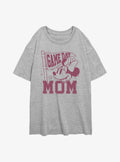 Disney Minnie Mouse Game Day Mom Girls Oversized T-Shirt
