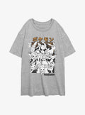 Pokemon Eevee Evolutions Poster Girls Oversized T-Shirt