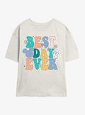 Disney Mickey Mouse Best Day Ever Girls Skimmer T-Shirt