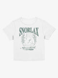 Pokemon Snorlax Collegiate Girls Baby T-Shirt