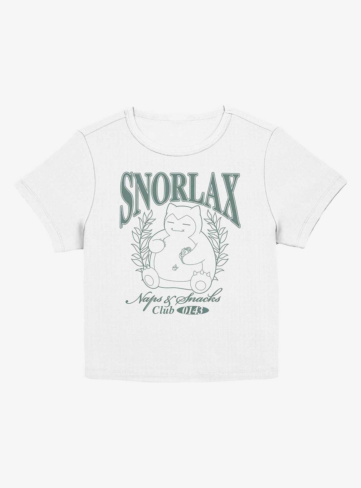 Pokemon Snorlax Collegiate Girls Baby T-Shirt