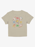 Rainbow Brite Cutie Bow Grid Girls Baby T-Shirt